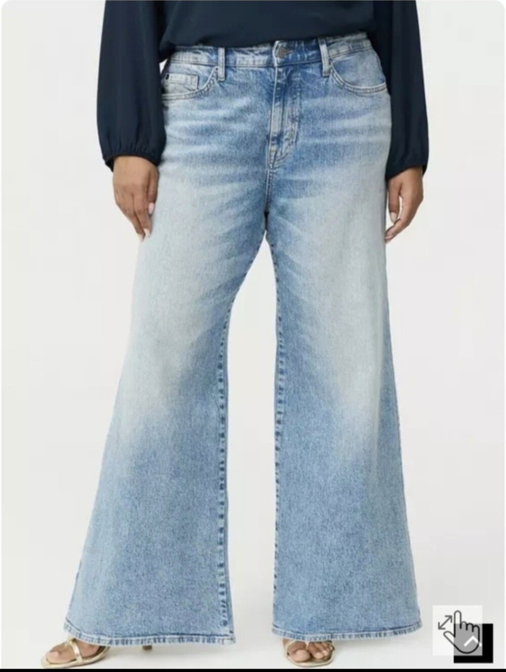 Torrid Baggy High-Rise Wide Leg Jean Size 16R